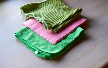 Fiberkarklud, mikrofiberkarklud og bomuldskarklud 3 typer klude - hvad er bedst?