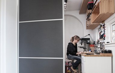 Birgittes gang blev til smykkeværksted