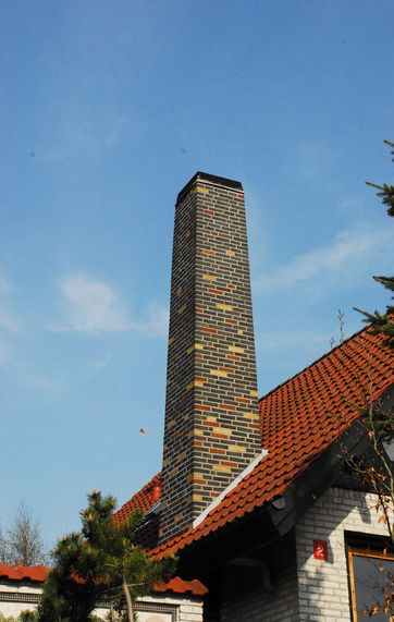 Høj skorsten.