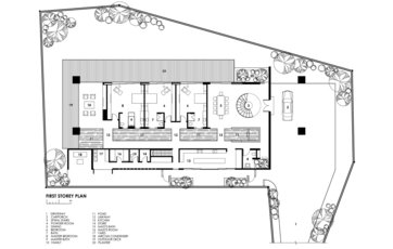 Grundplan over et hus