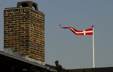 Muret skorsten.