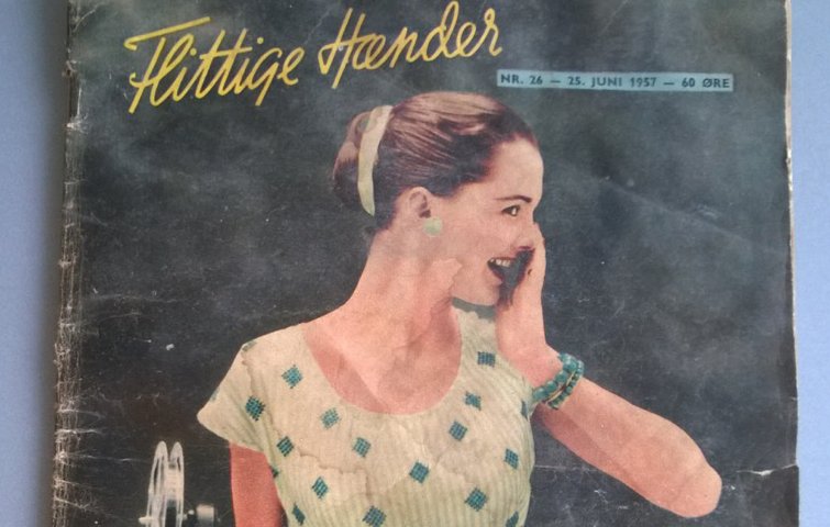 Flittige hænder. Gammelt magasin.