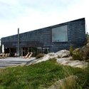 Huset i klippen ved den svenske skærgård