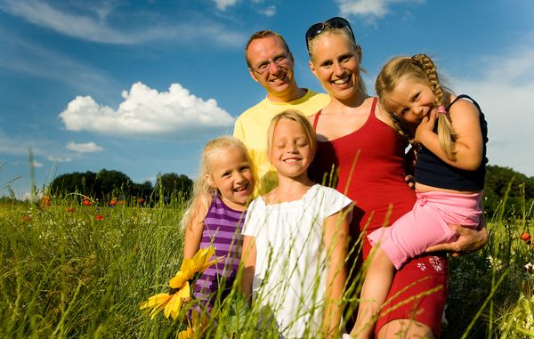 familie i provinsen
