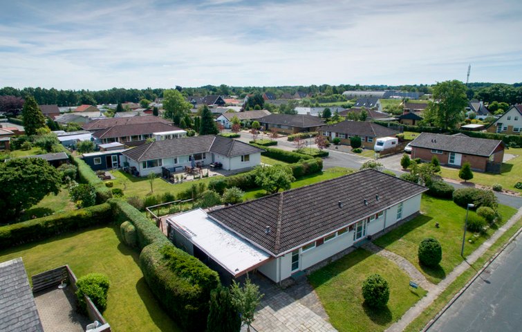 Villakvarter Boligkvarter med villaer og villahaver i Odense.