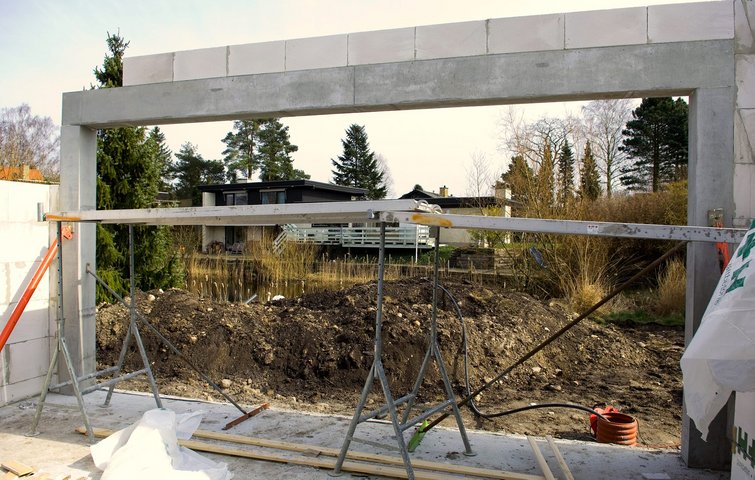 Opførelse af et hus