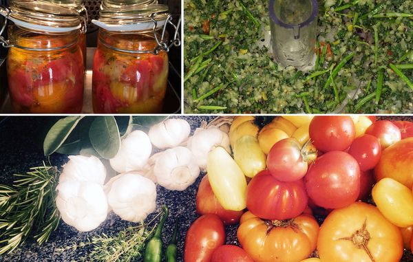 Ingredienser til henkogning af tomater
