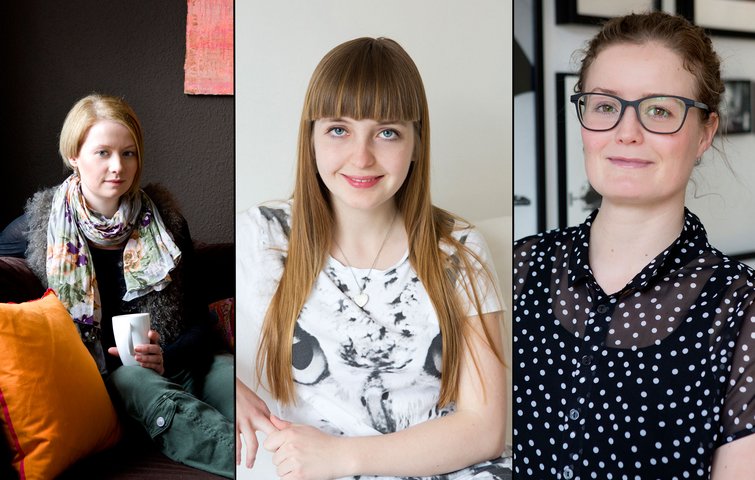 billeder af Camilla, Marie Louise og Vickie