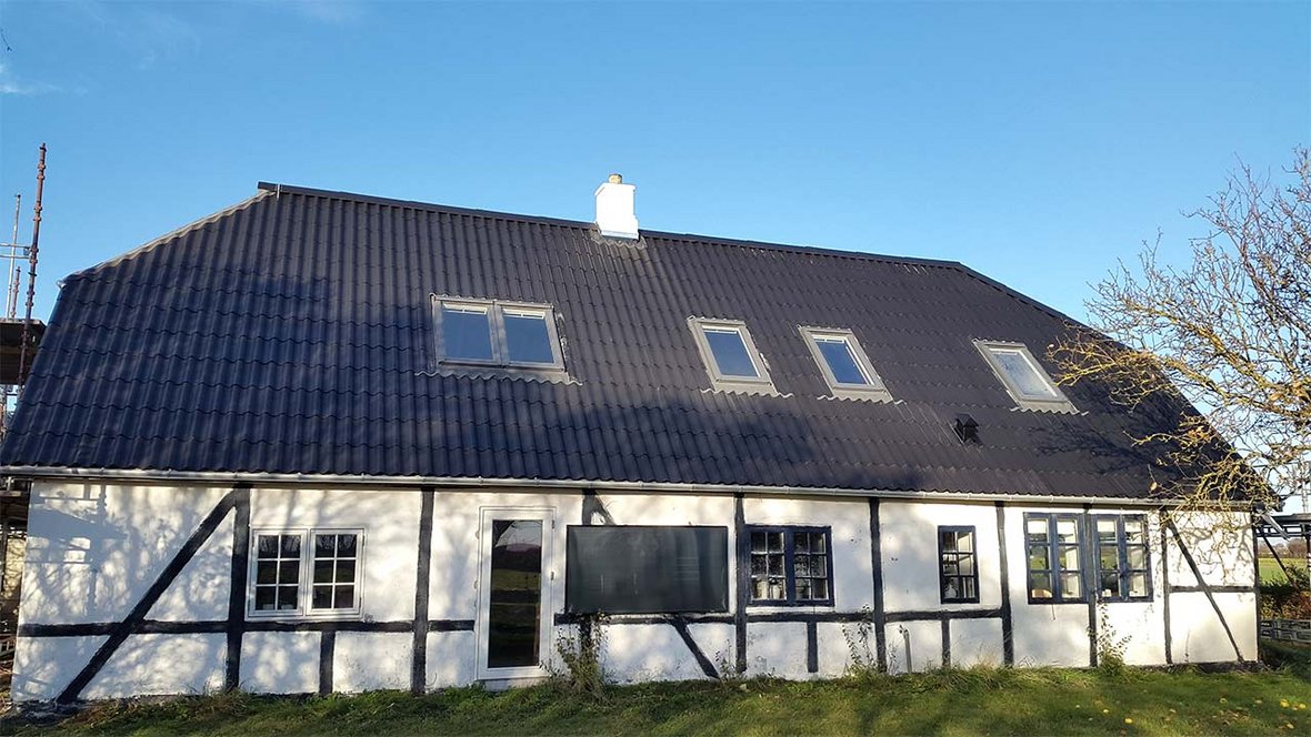 Landhus på Lolland