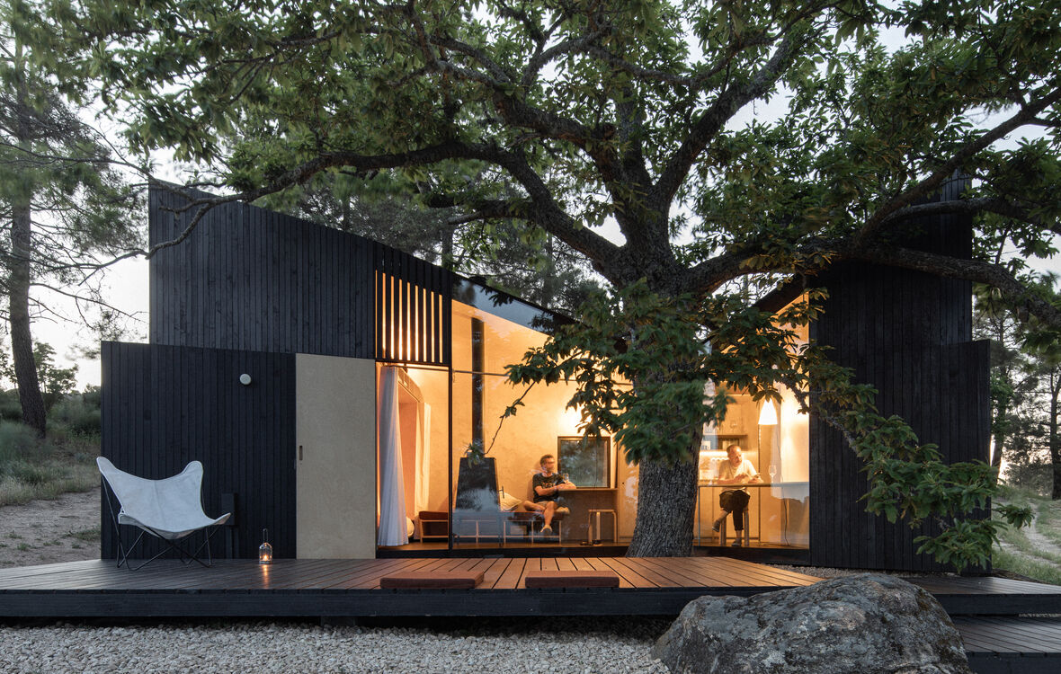 Chestnut House med kastanjetræ foran huset