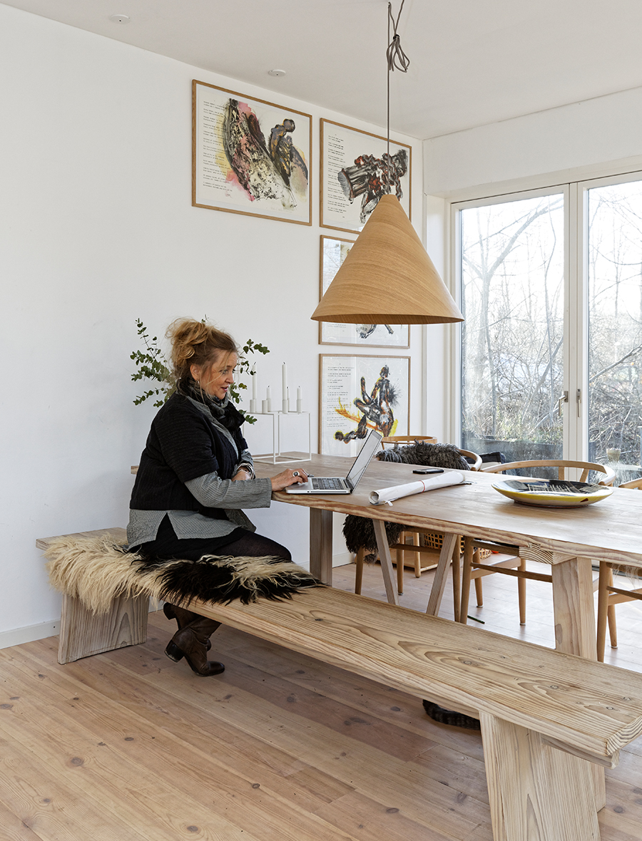 Familie hjalp til med at bygge nyt hus