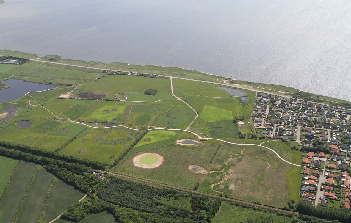 Oversigtsbillede byggegrundene ved Ringkøbing Fjord