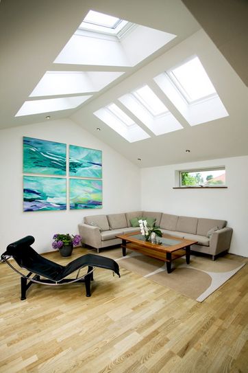 Loft til kip Lampe loft stue