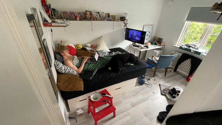 teenageværelse med dårligt indeklima