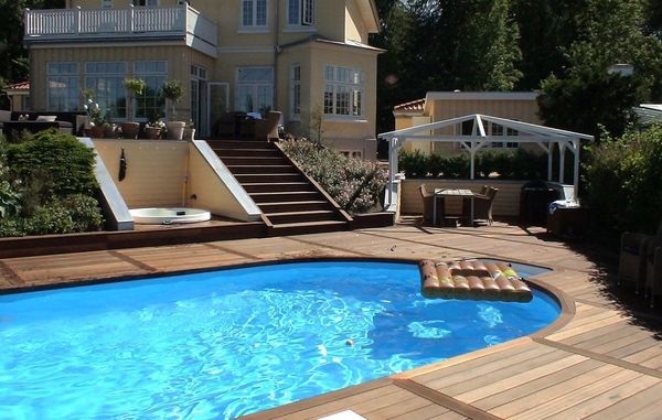 Swimmingpools Beton spisebord